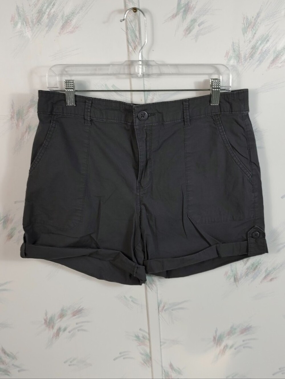Social Standard By Sanctuary Women's Gray High Waisted Shorts Large